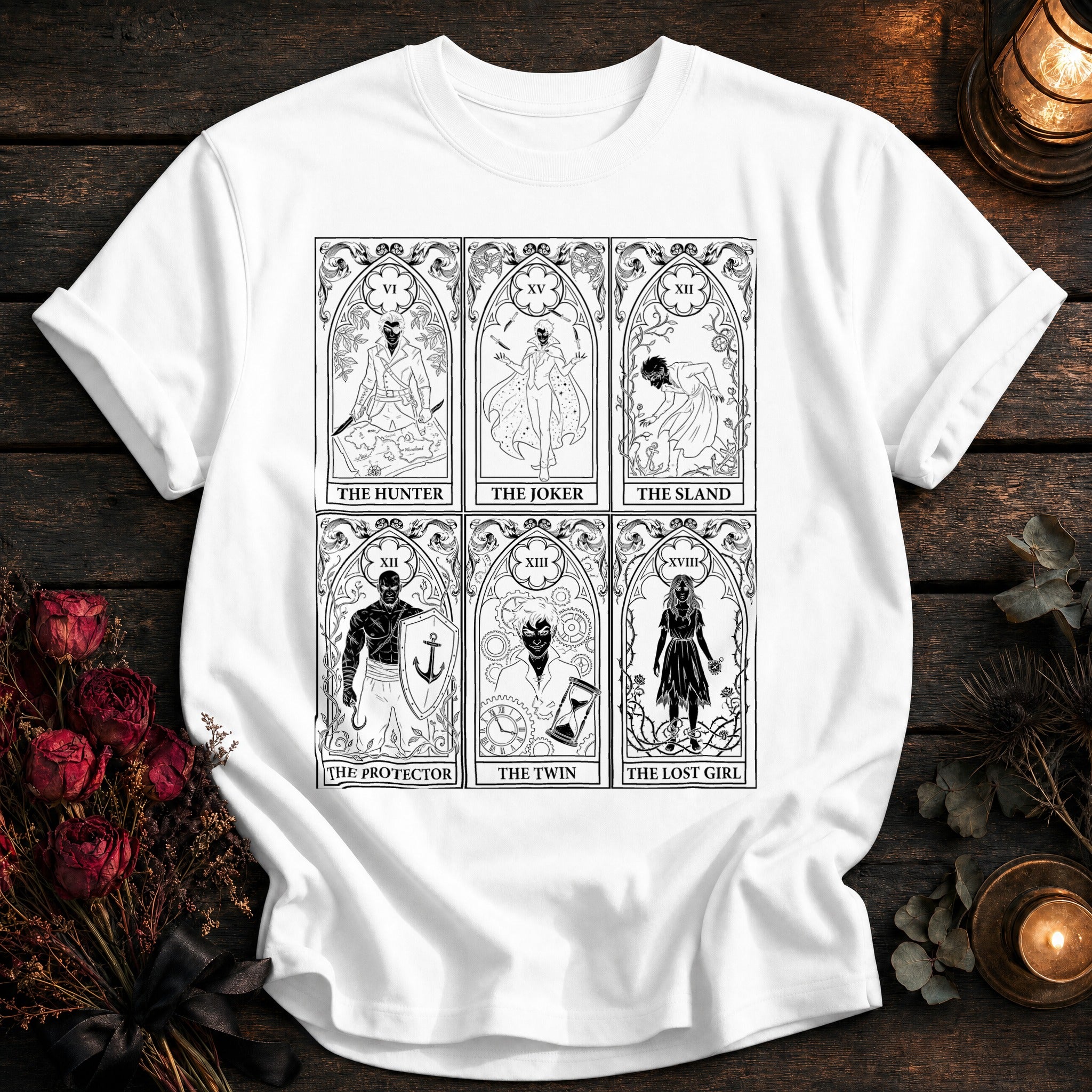 Neverland Tarot Grid Black - White