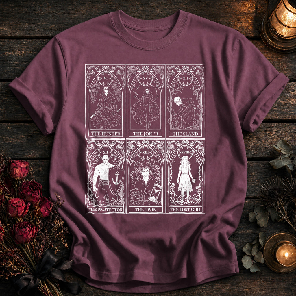 Neverland Tarot Grid White - Berry