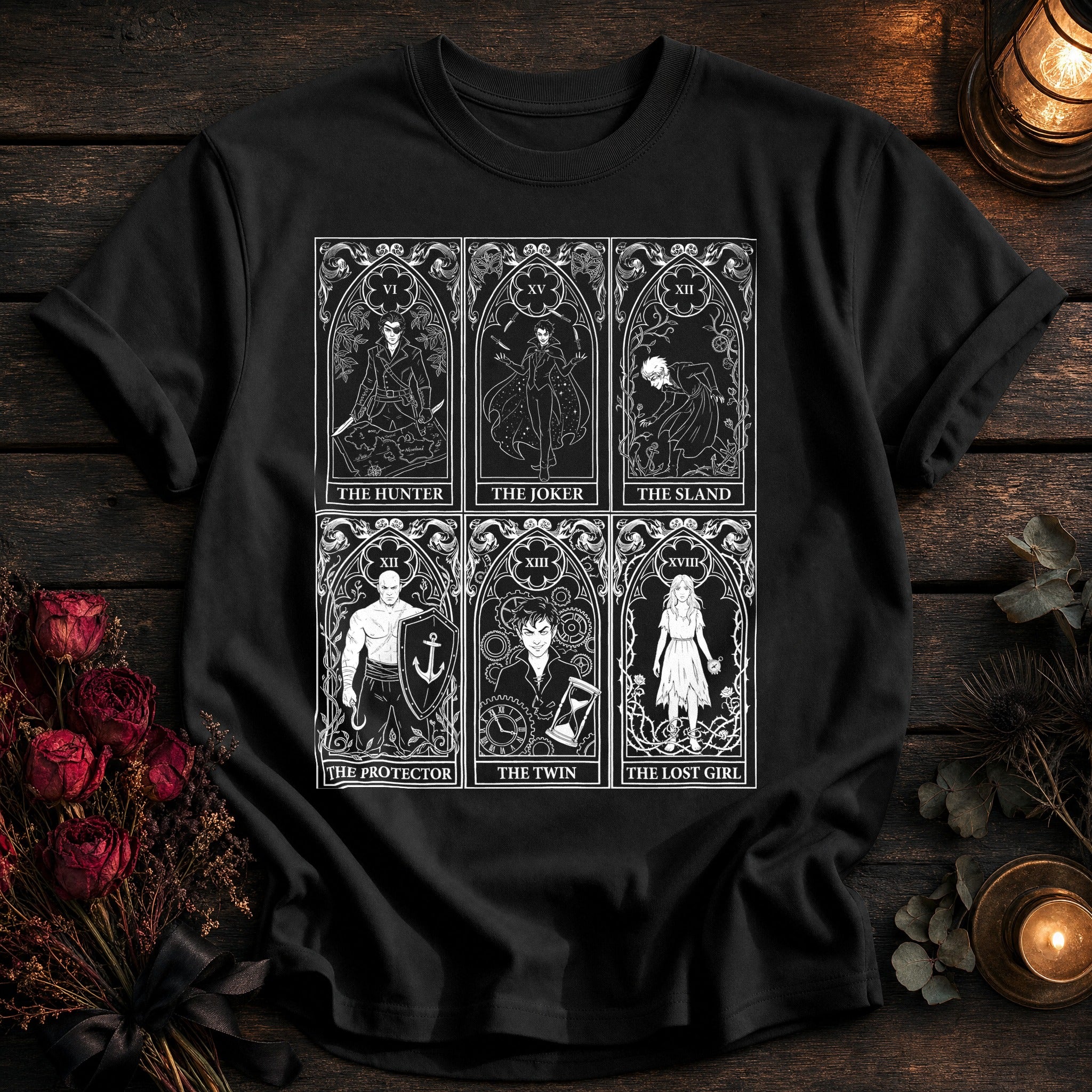 Neverland Tarot Grid White - Black