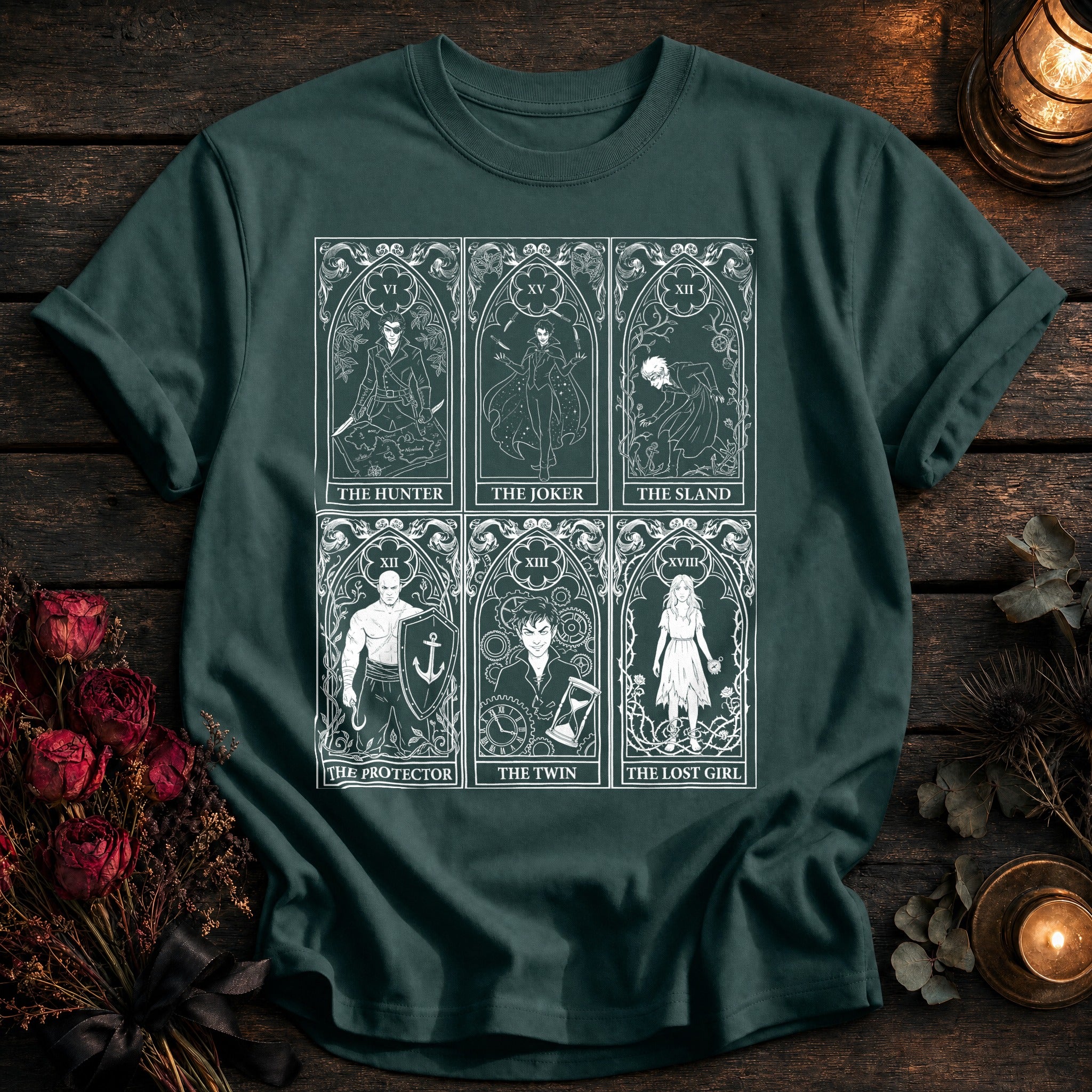 Neverland Tarot Grid White - Blue Spruce