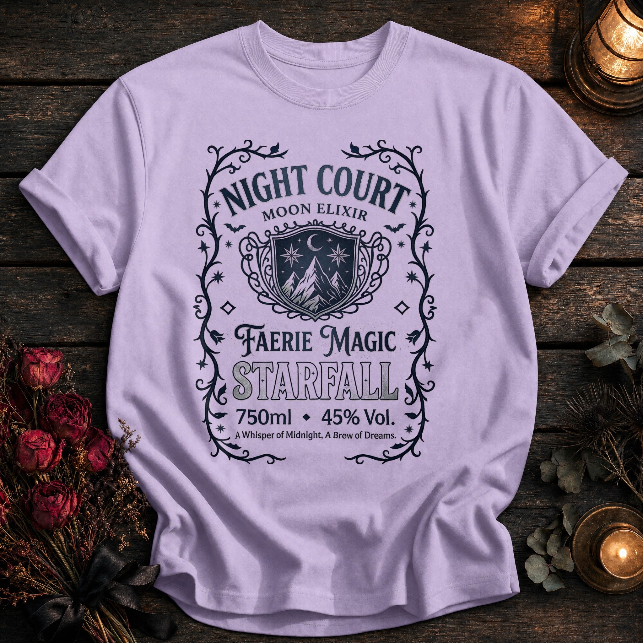 Night Court Starfall Label - Orchid