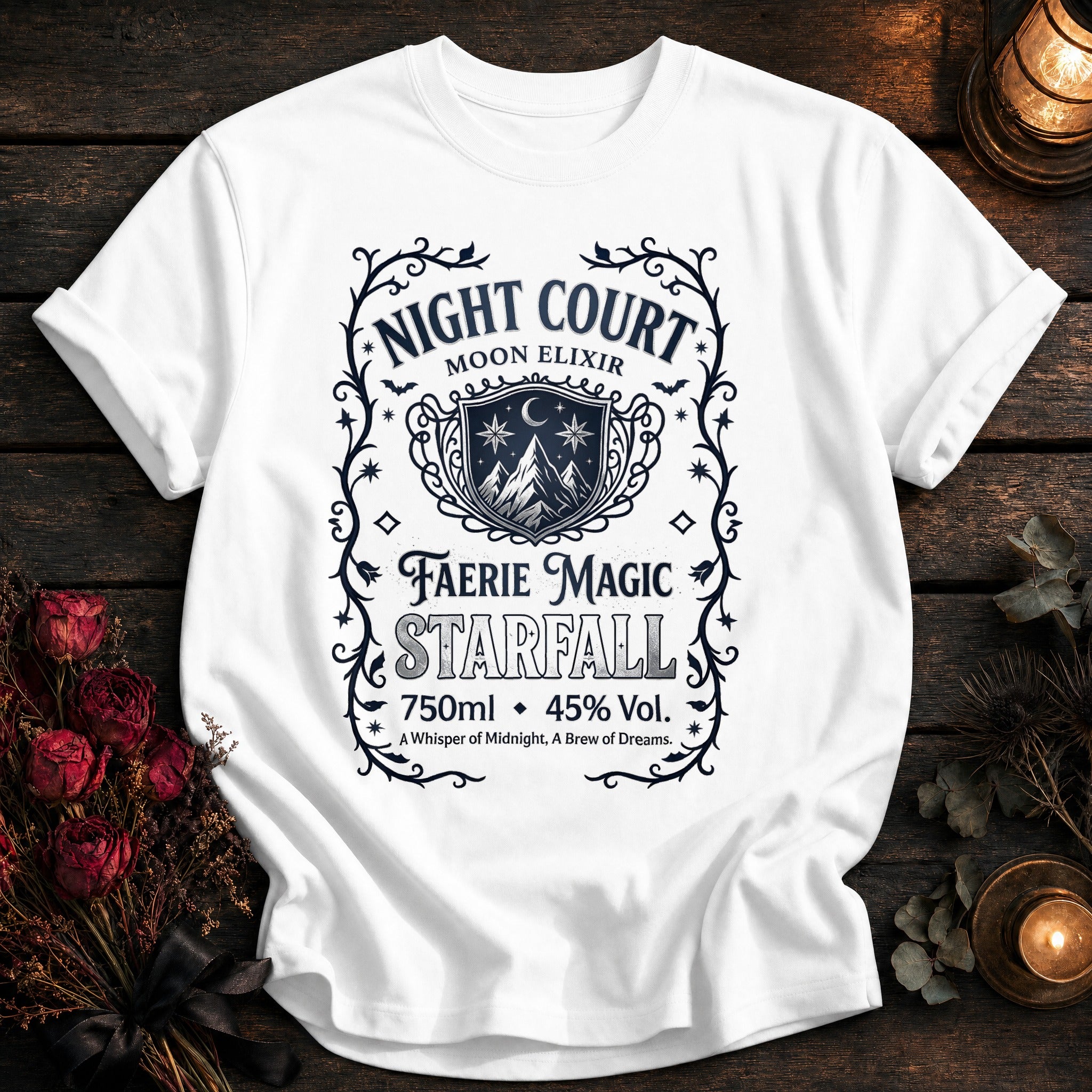 Night Court Starfall Label - White