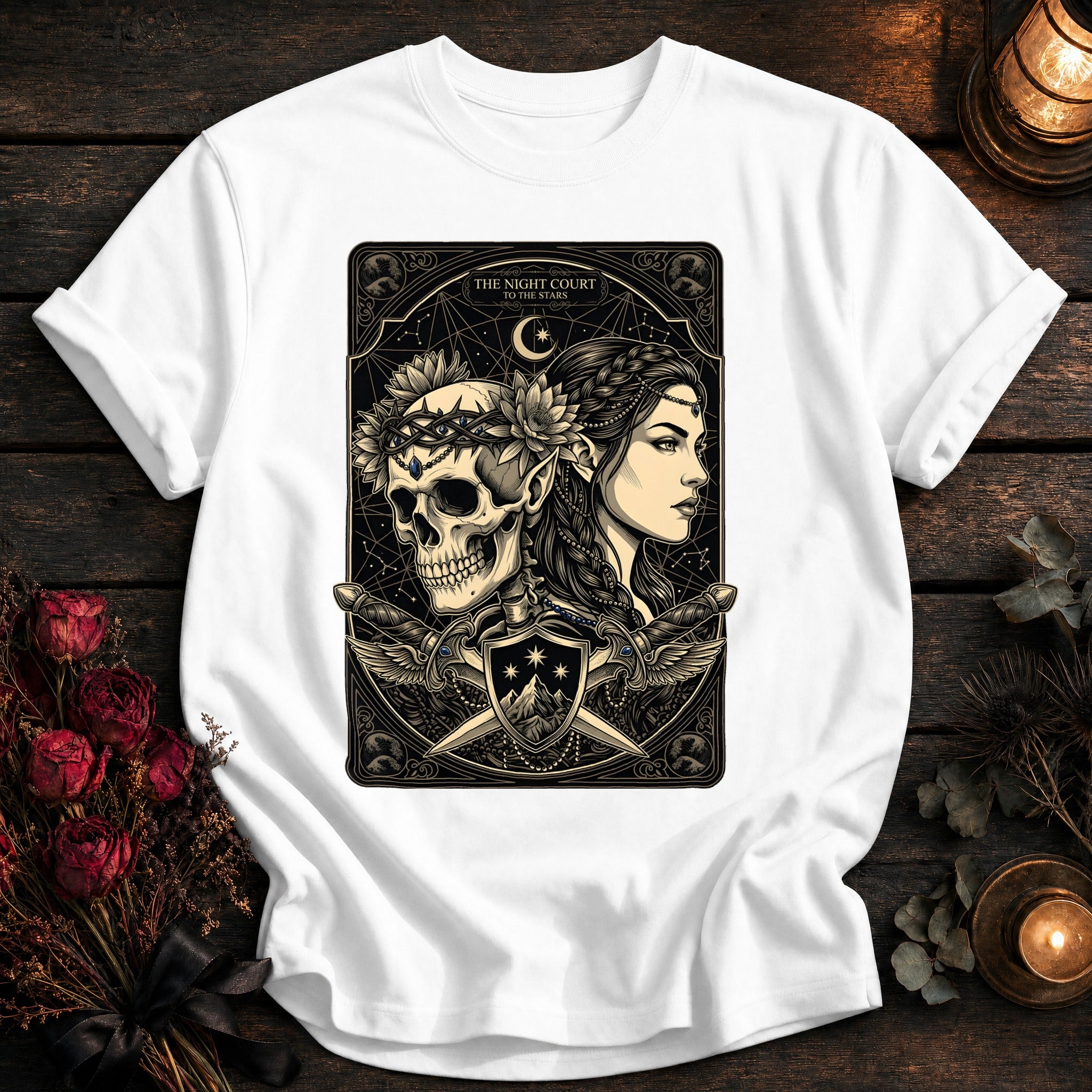 Night Court To The Stars Tarot - White