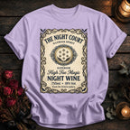 Night Court Wine Label Coloured - Orchid