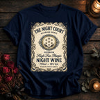 Night Court Wine Label Coloured - True Navy