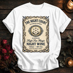 Night Court Wine Label Coloured - White