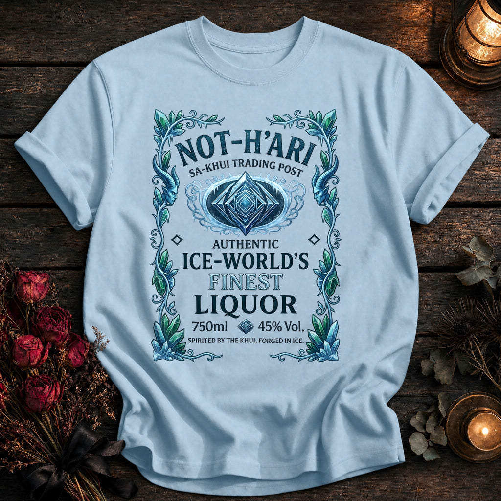 Not Hari Liquor Label - Chambray