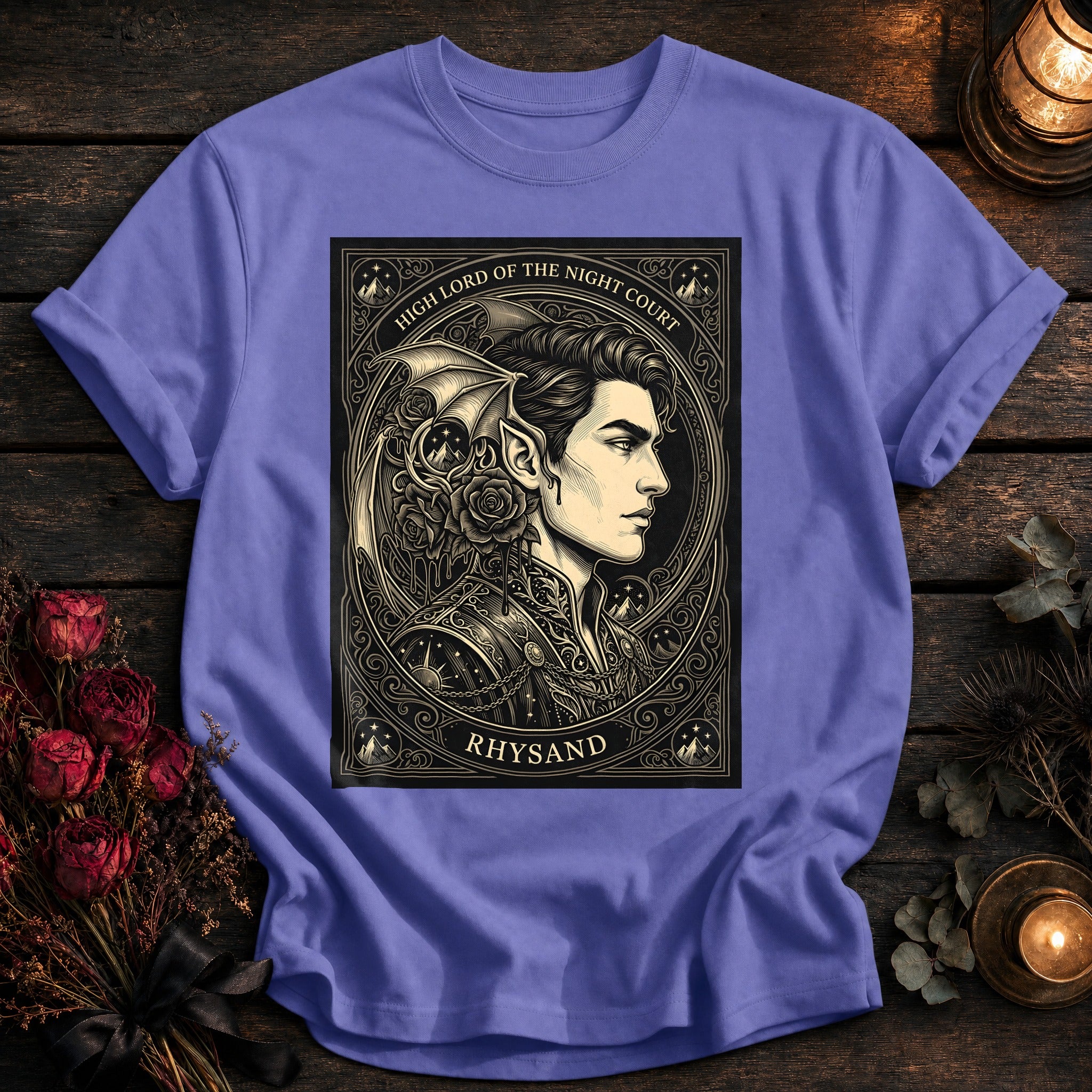 Rhysand High Lord Night Court Tarot - Violet