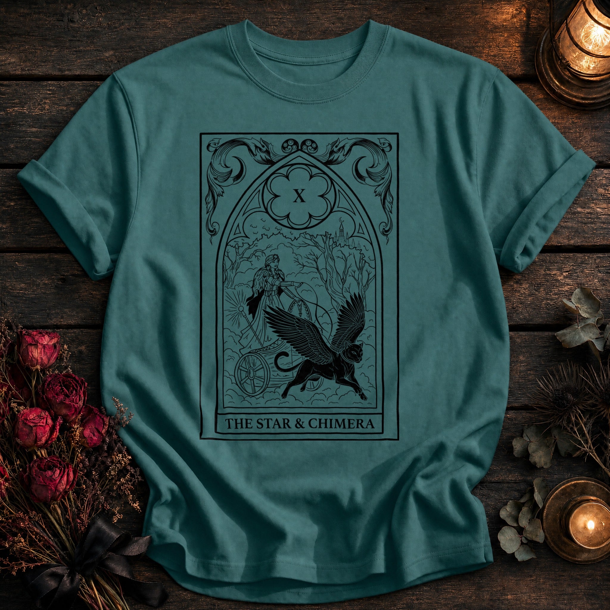 Star And Chimera Tarot Black - Seafoam
