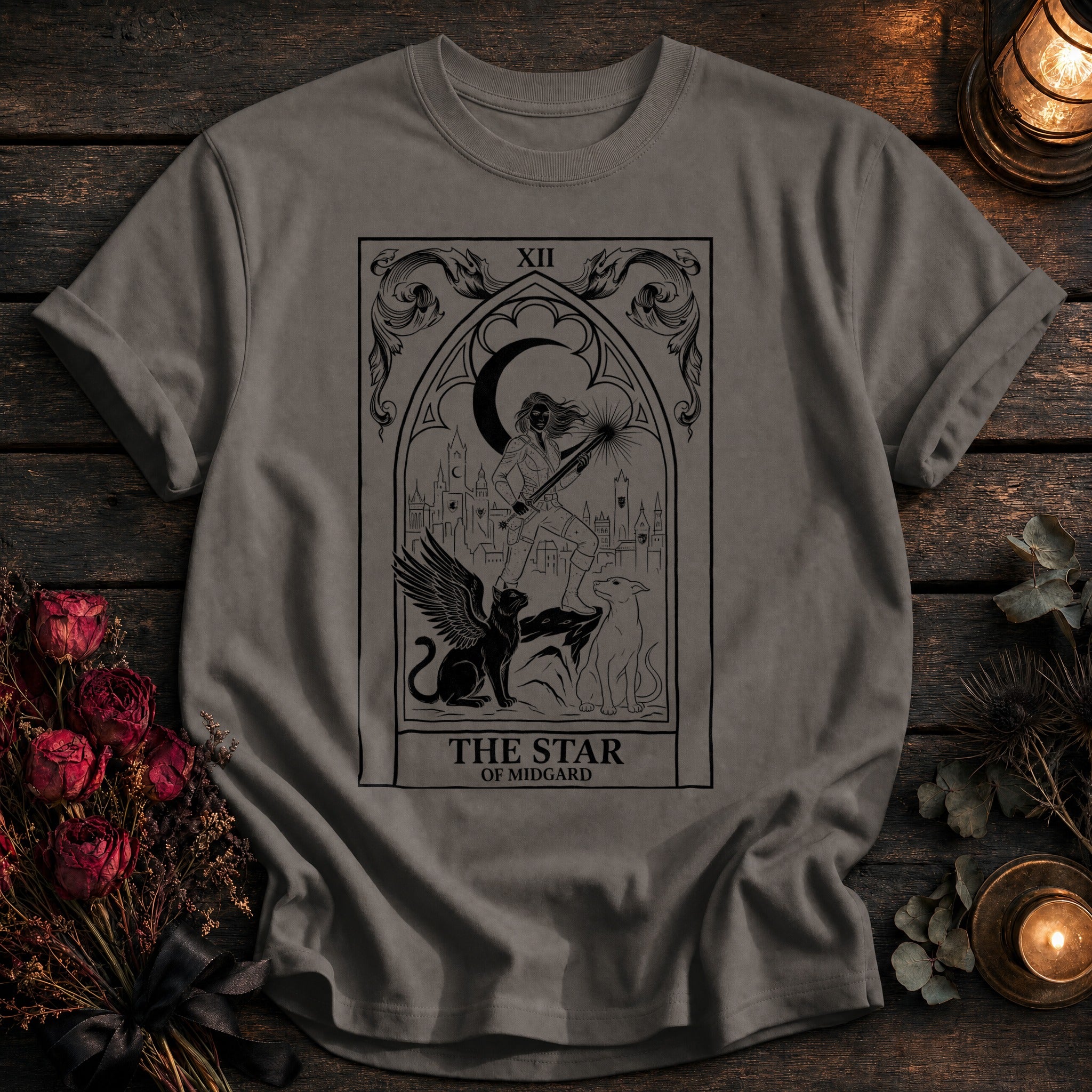 Star Of Midgard Tarot Black - Grey