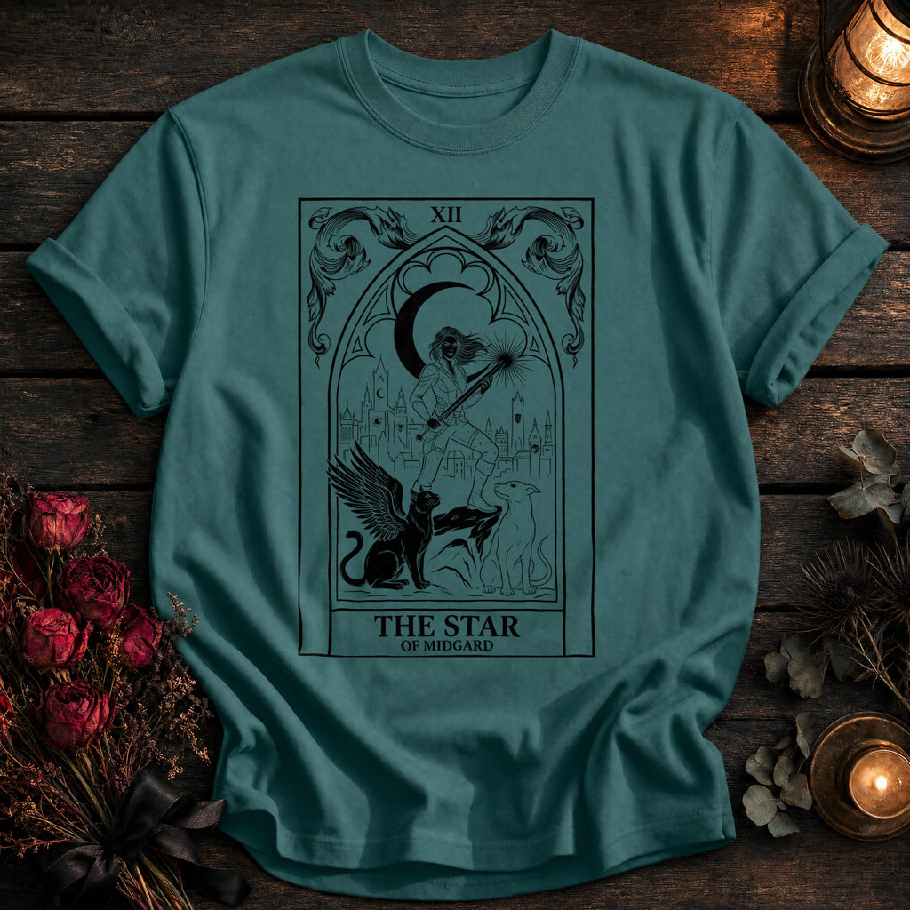 Star Of Midgard Tarot Black - Seafoam