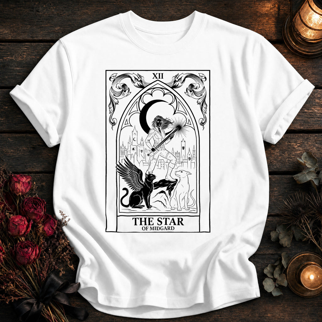 Star Of Midgard Tarot Black - White