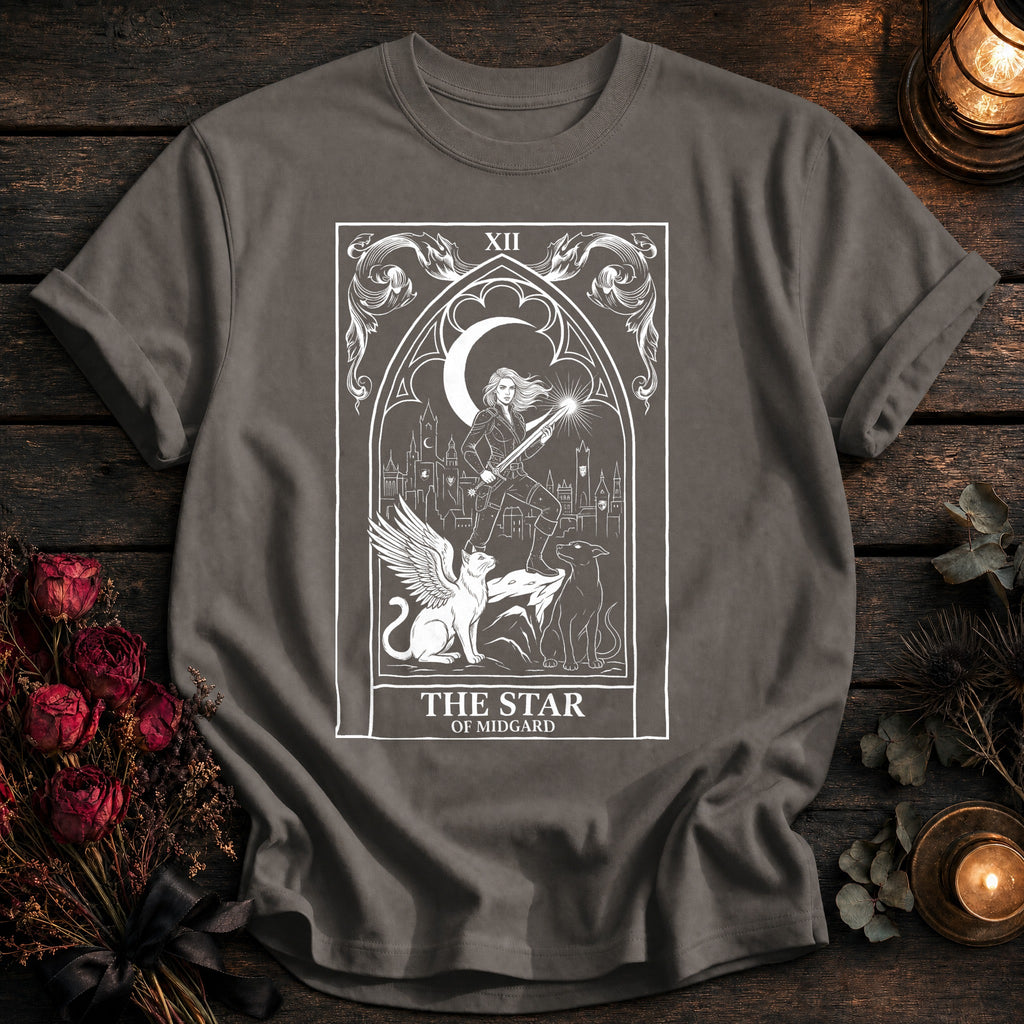 Star Of Midgard Tarot White - Grey