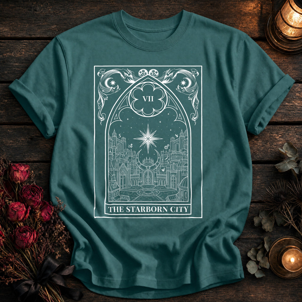 Starborn City Tarot White - Seafoam