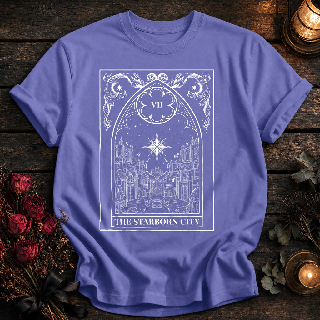 Starborn City Tarot White - Violet
