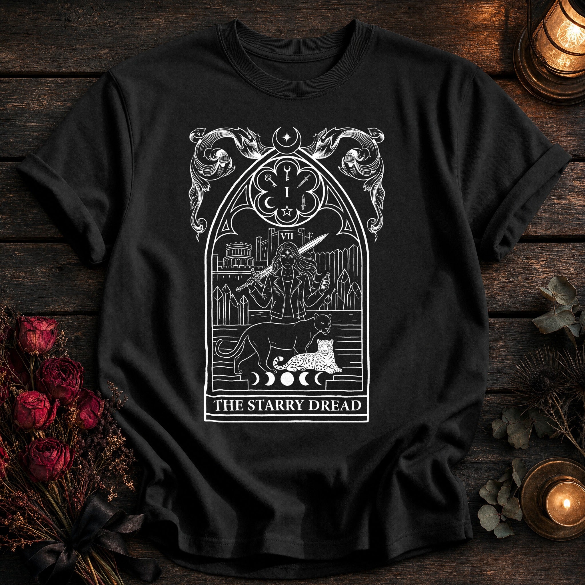Starry Dread Tarot White - Black