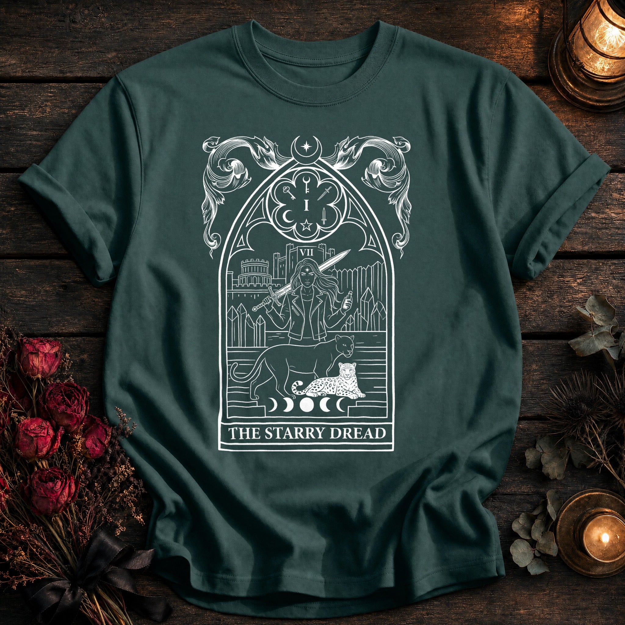 Starry Dread Tarot White - Blue Spruce