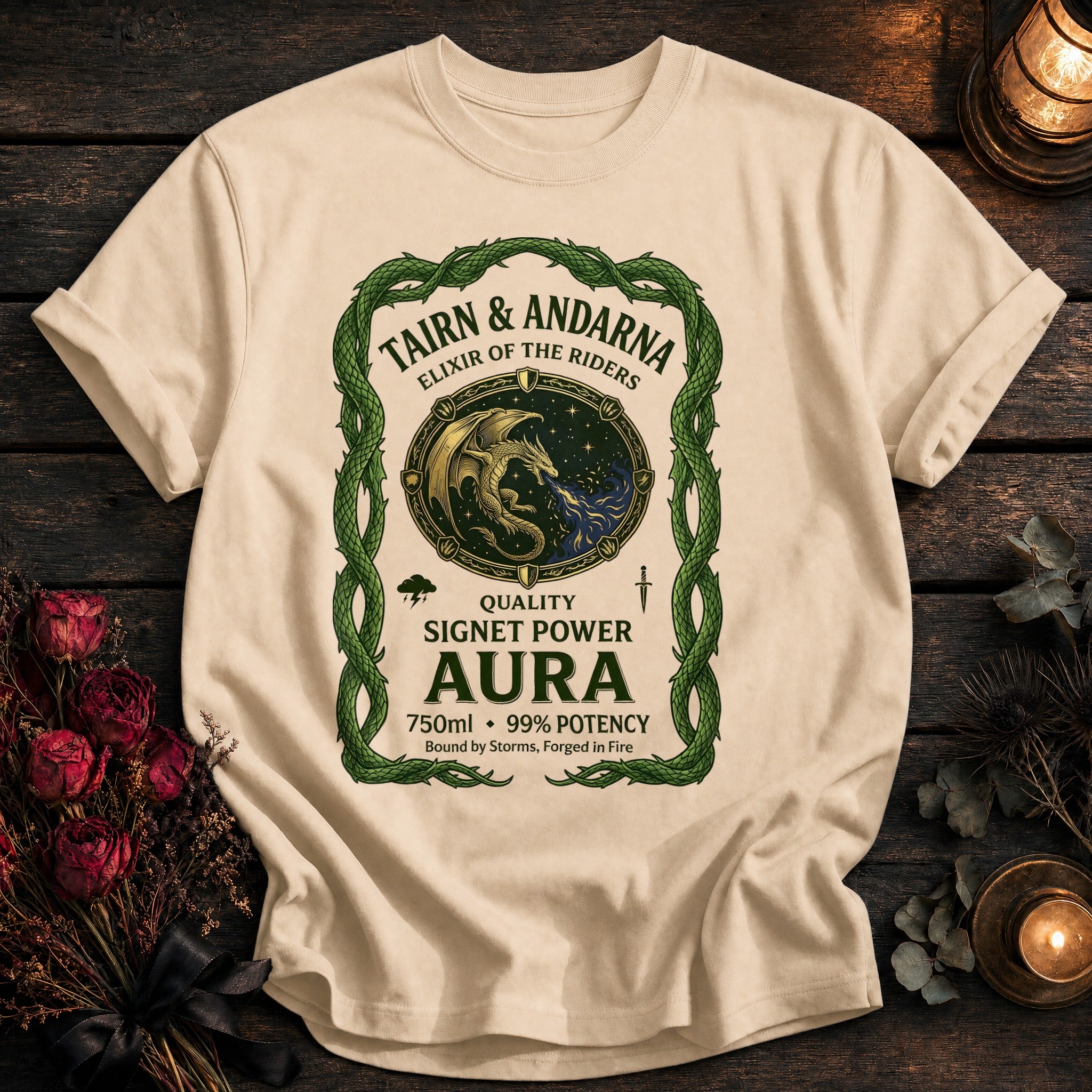Tairn Andarna Elixir Label - Ivory