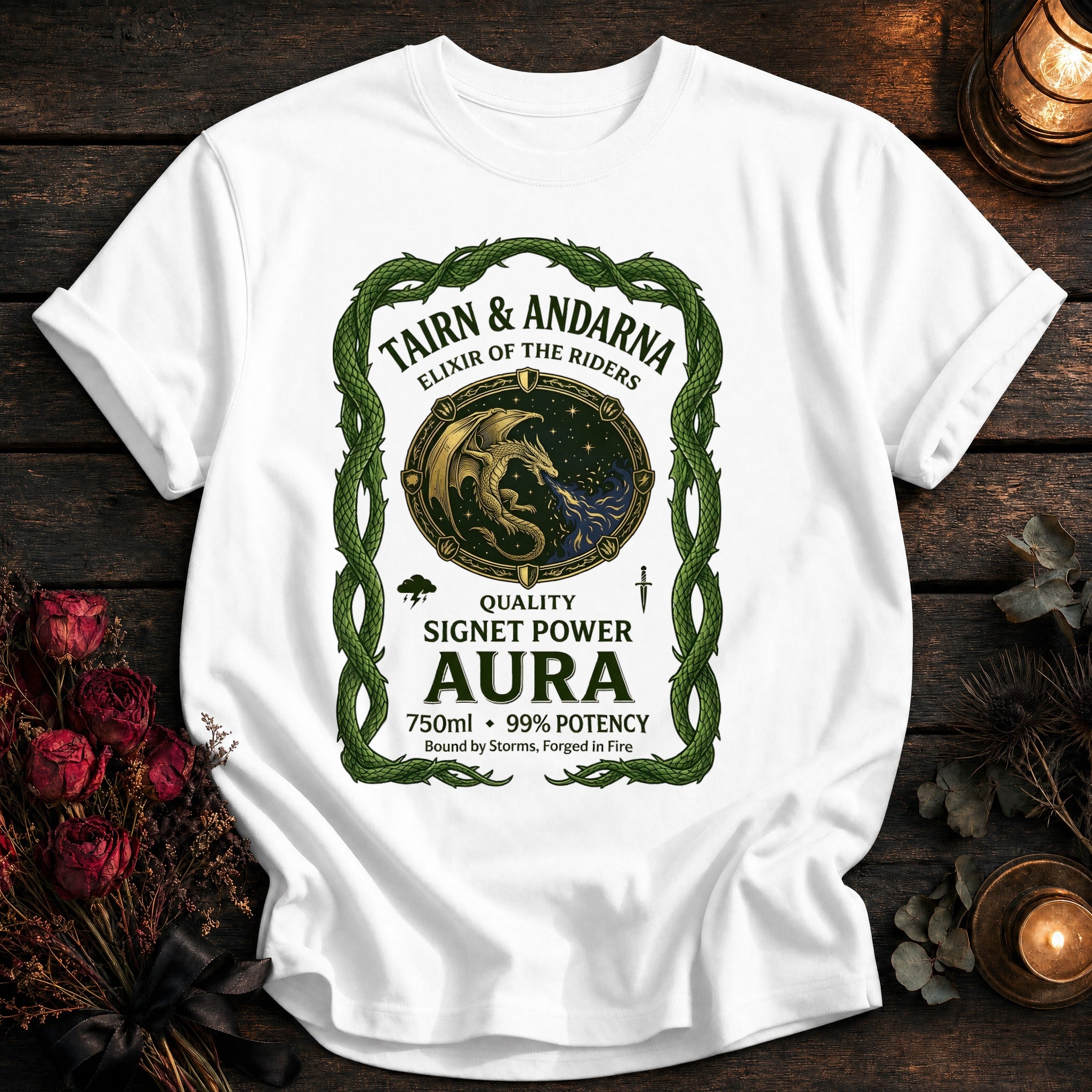 Tairn Andarna Elixir Label - White
