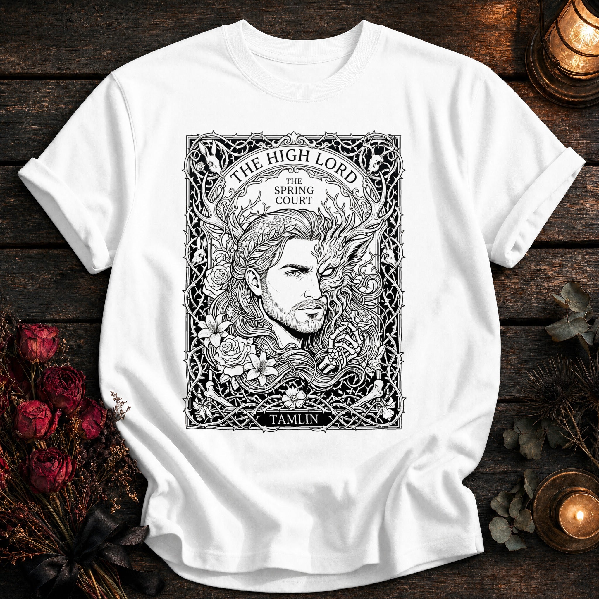 Tamlin High Lord Spring Court Tarot - White