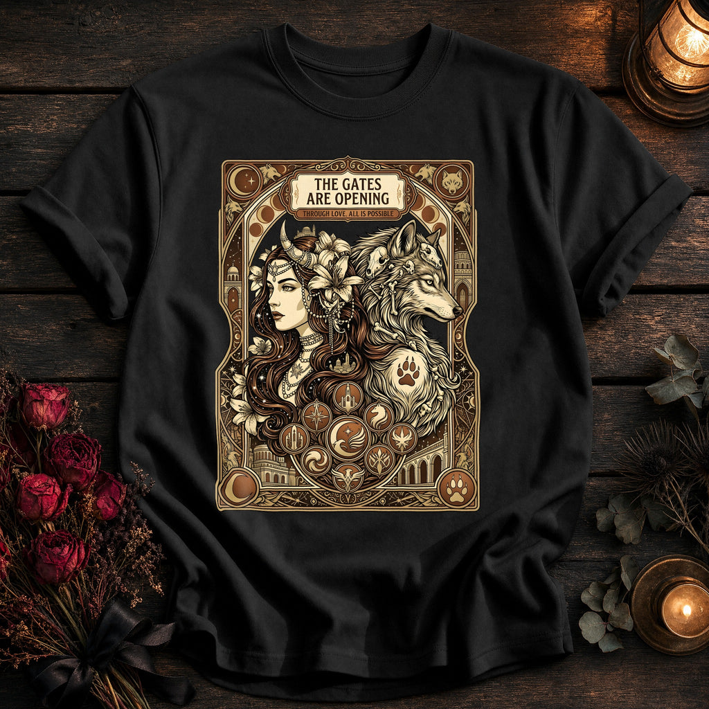 The Gates Are Opening Tarot - Black