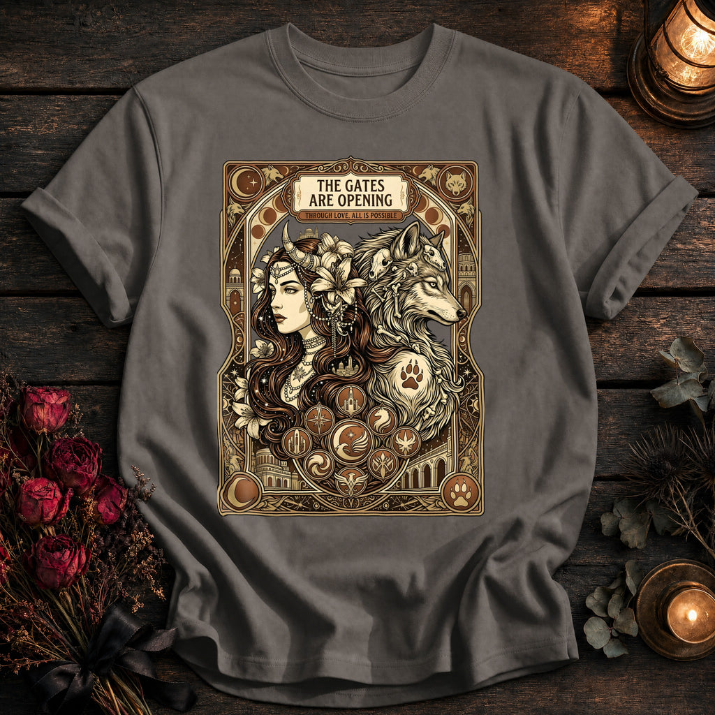 The Gates Are Opening Tarot - Grey