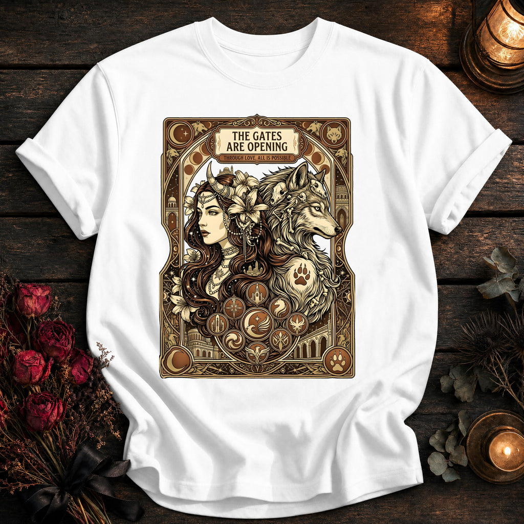 The Gates Are Opening Tarot - White