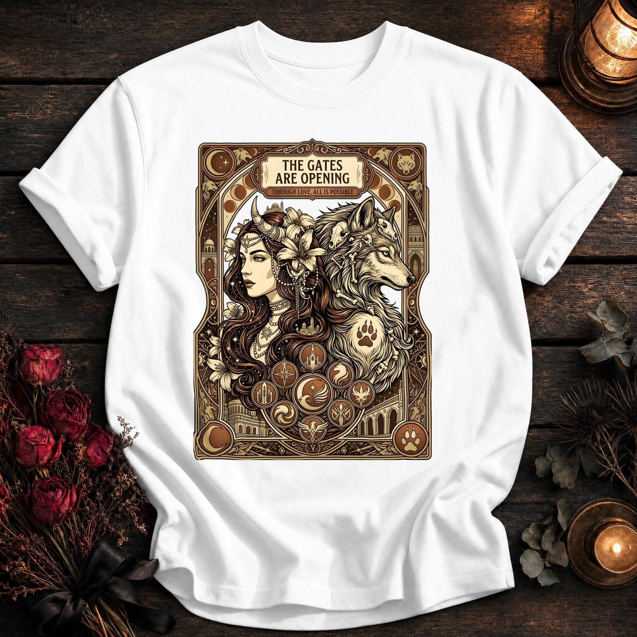 The Gates Are Opening Tarot - White