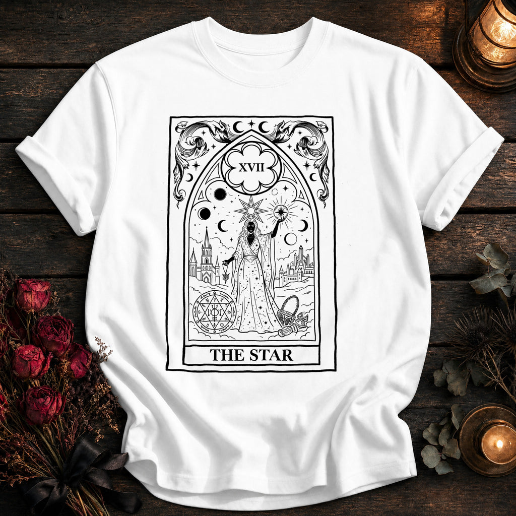The Star Tarot Black - White