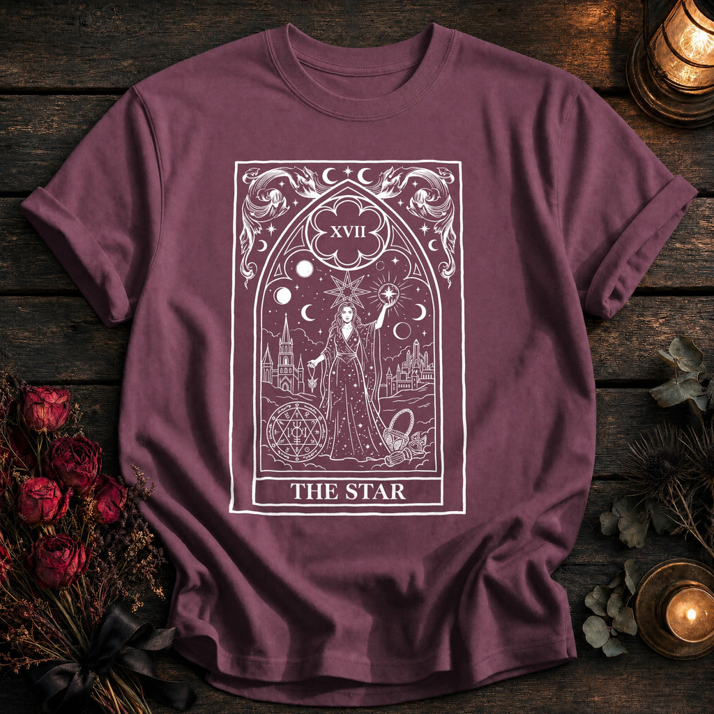 The Star Tarot White - Berry
