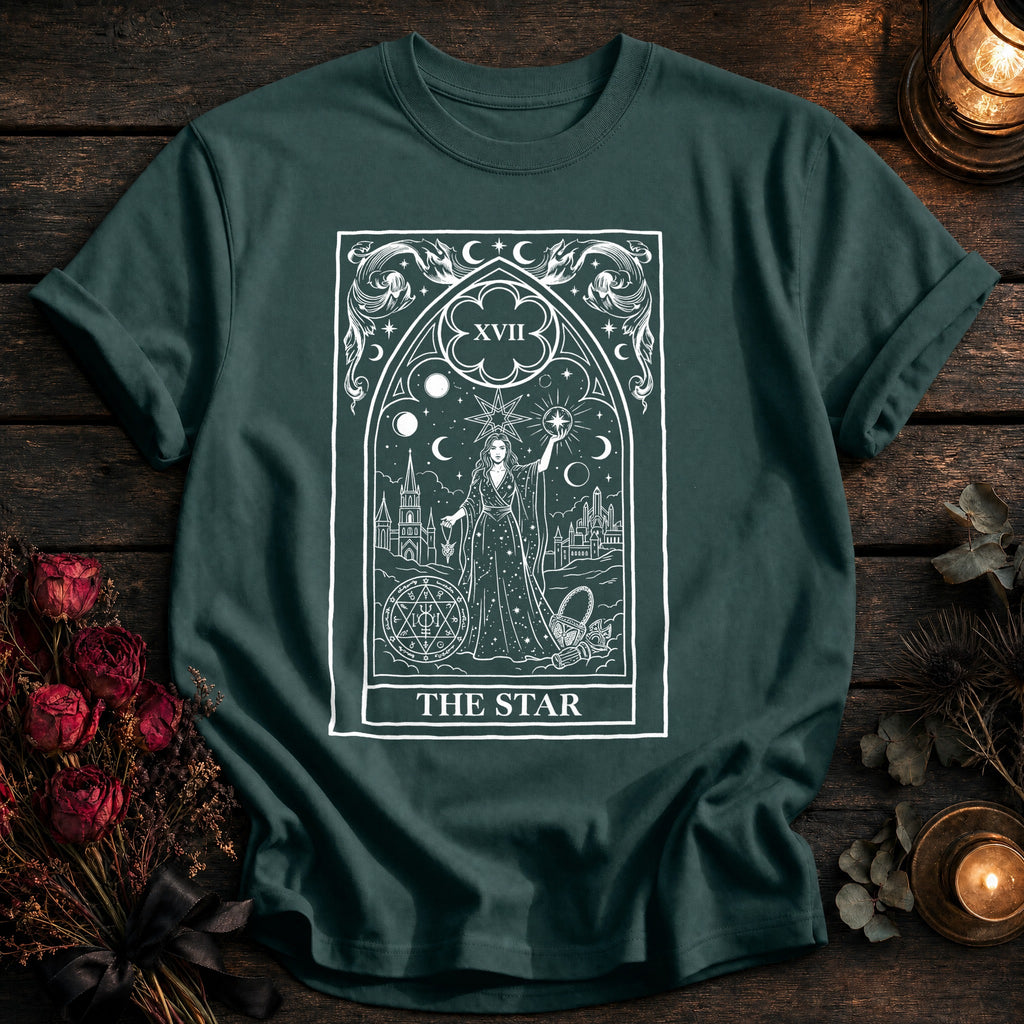 The Star Tarot White - Blue Spruce