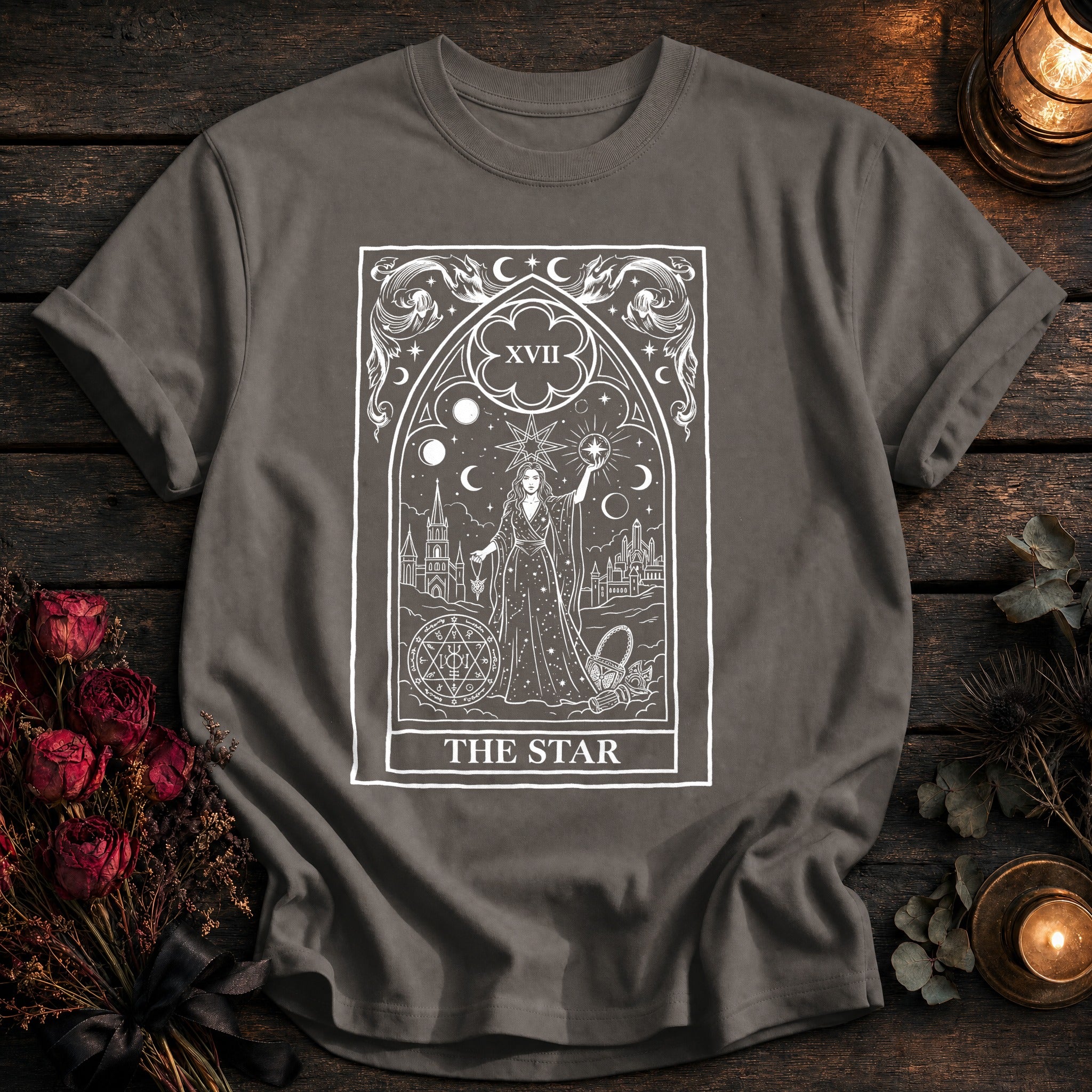 The Star Tarot White - Grey