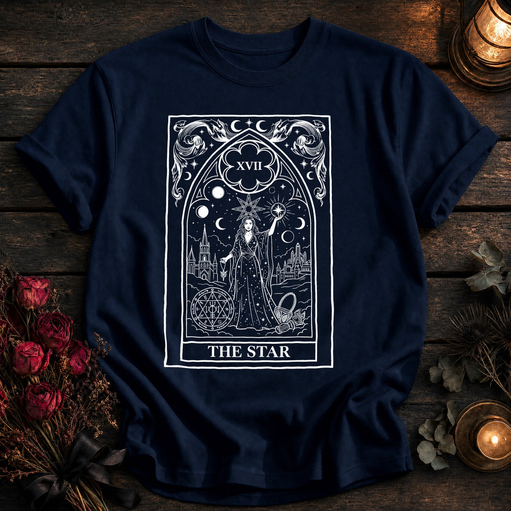 The Star Tarot White - True Navy