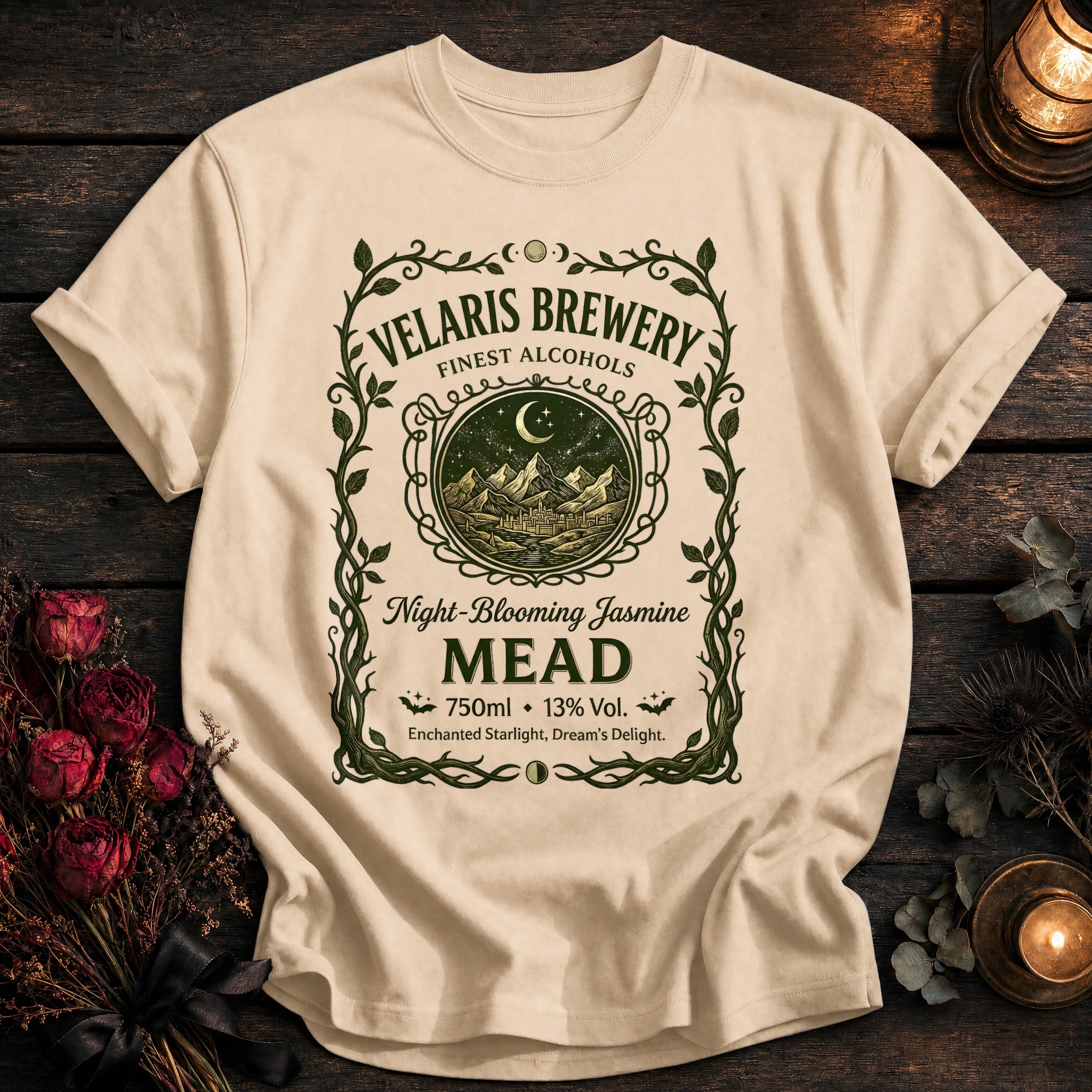 Velaris Brewery Mead Label - Ivory