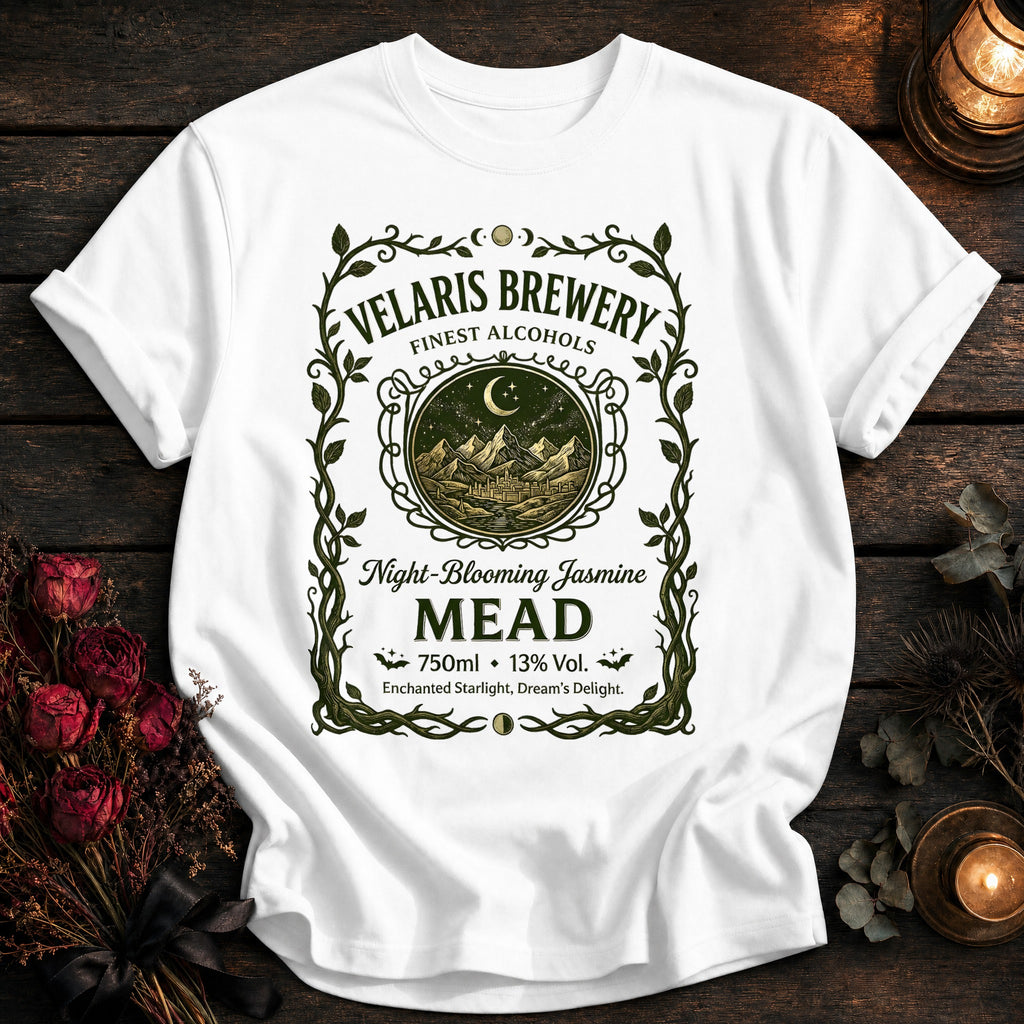 Velaris Brewery Mead Label - White