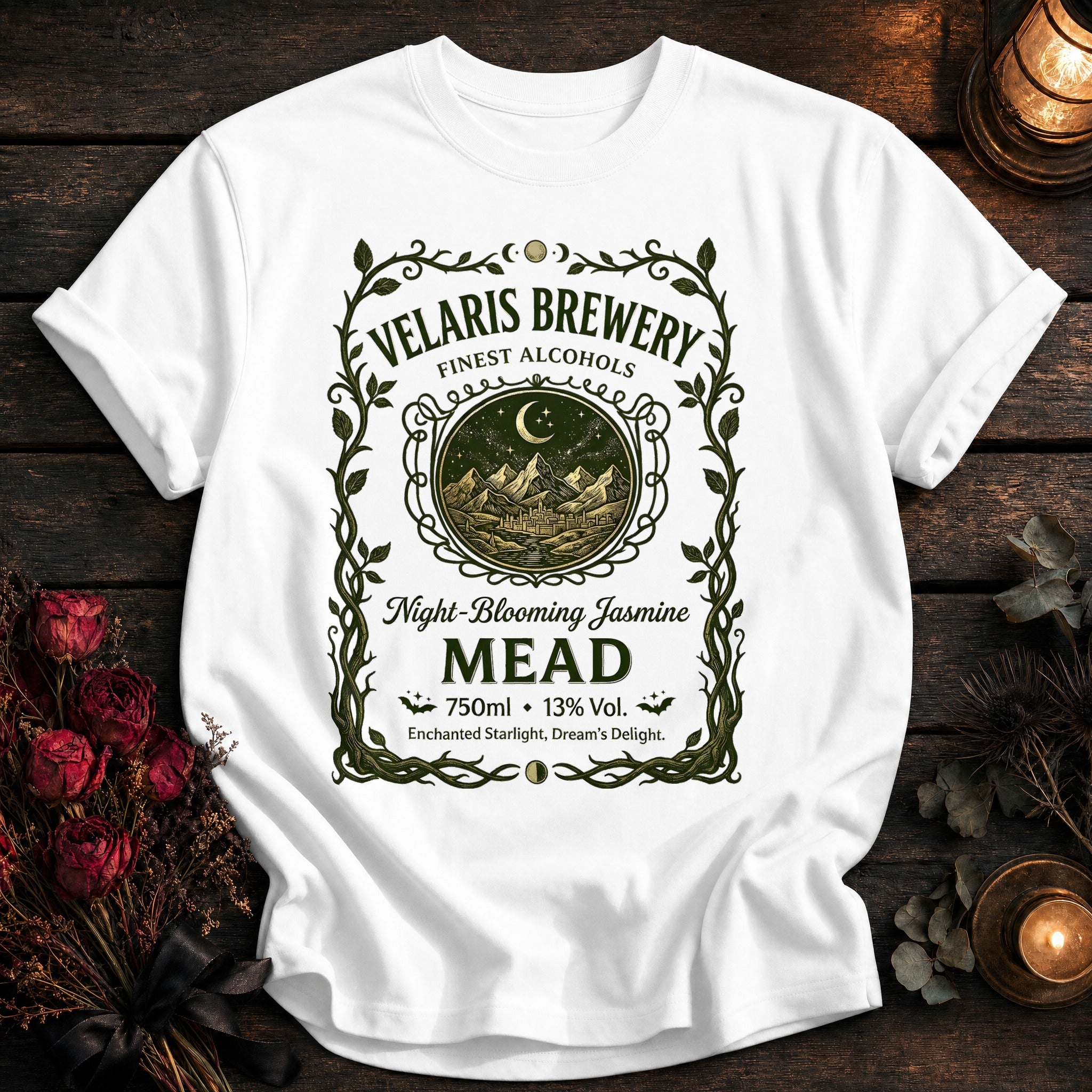 Velaris Brewery Mead Label - White