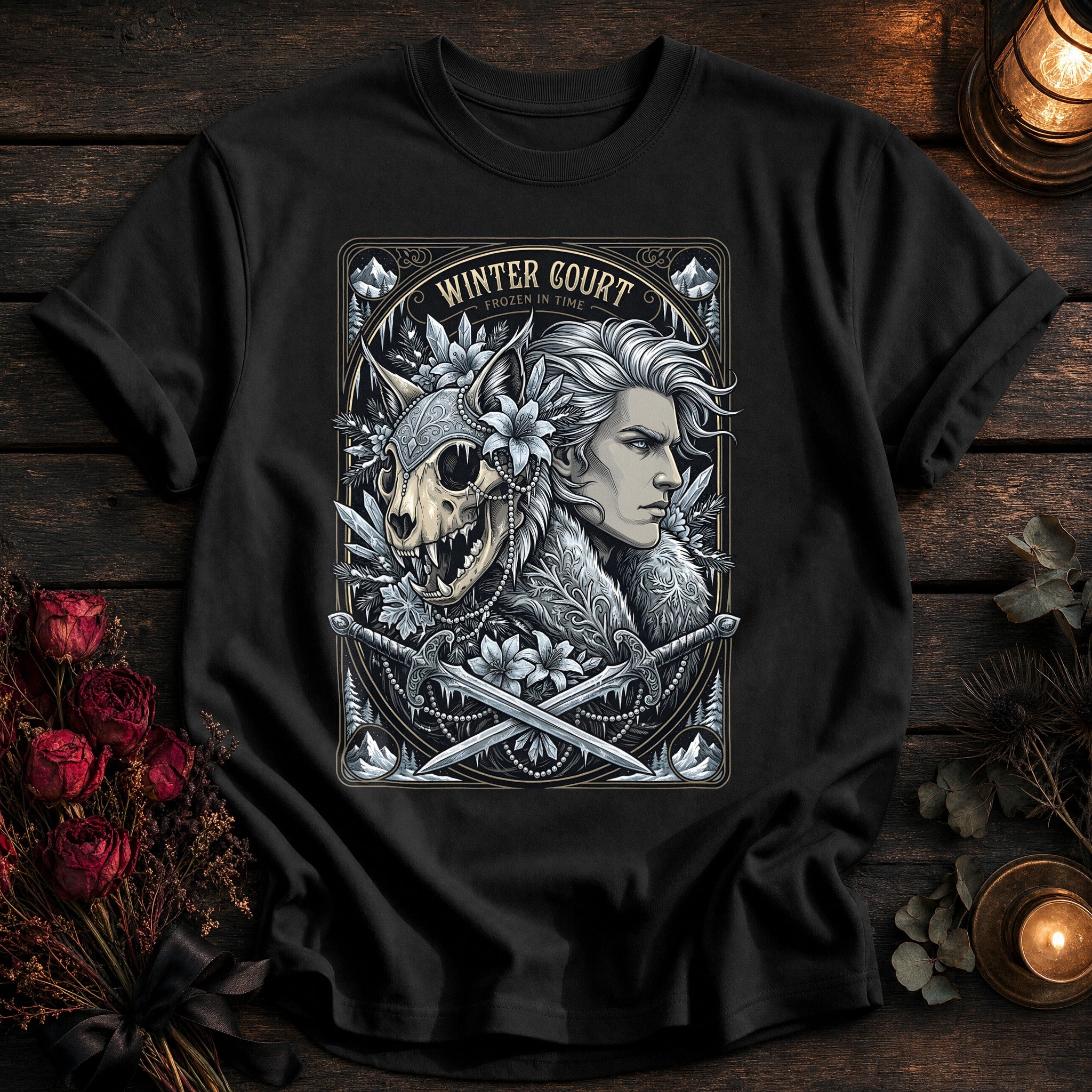 Winter Court Frozen In Time Tarot - Black