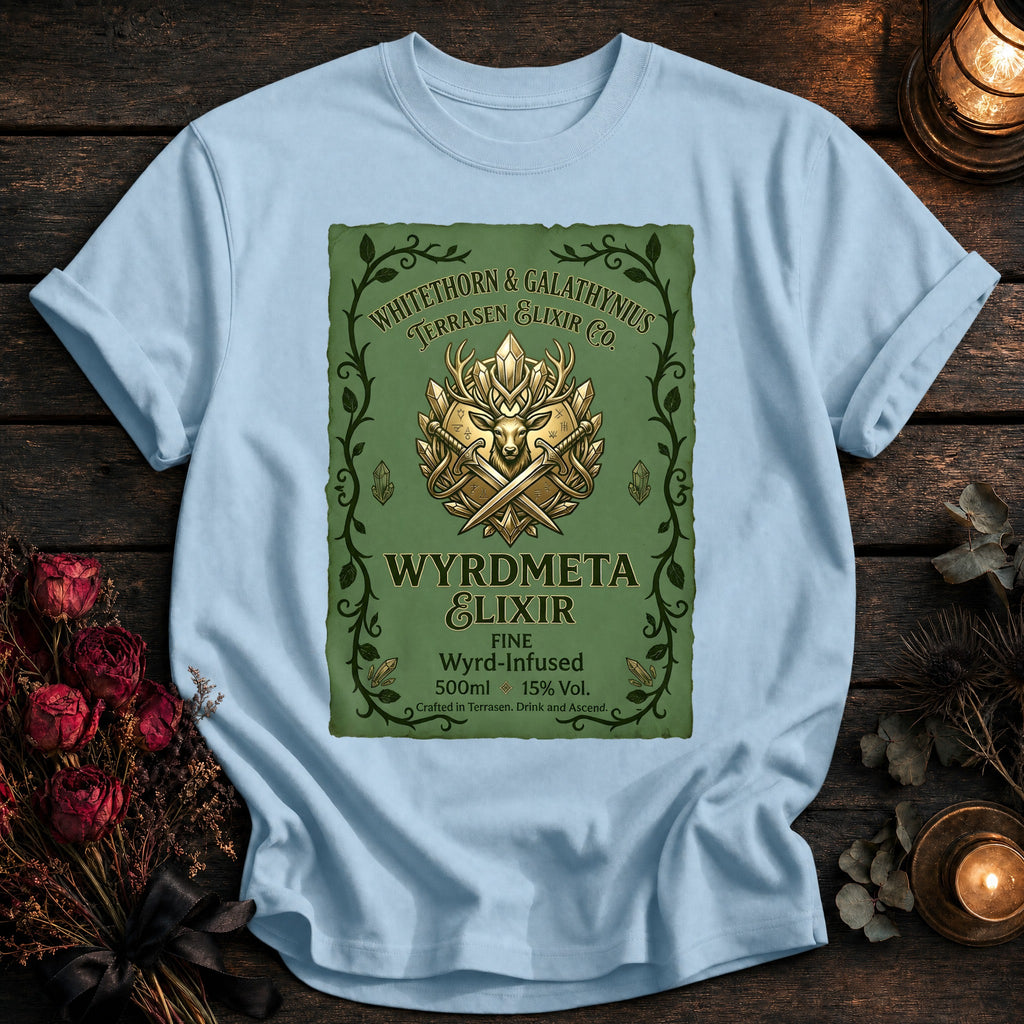 Wyrdmeta Elixir Label - Chambray