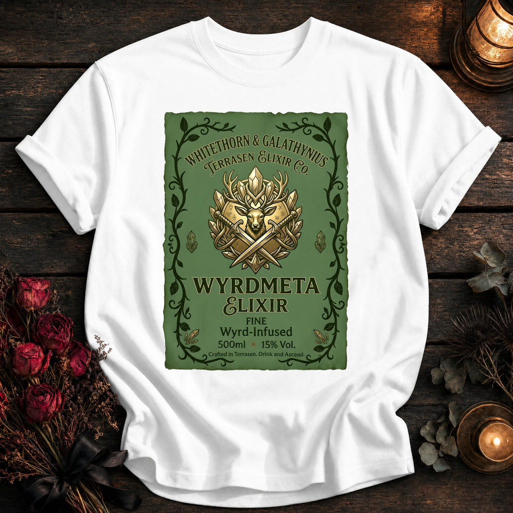 Wyrdmeta Elixir Label - White